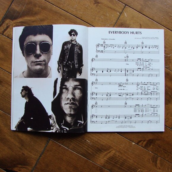 R.E.M. Automatic For The People Piano Vocal Guitar Sheet Music Song Book - Picture 4 of 7